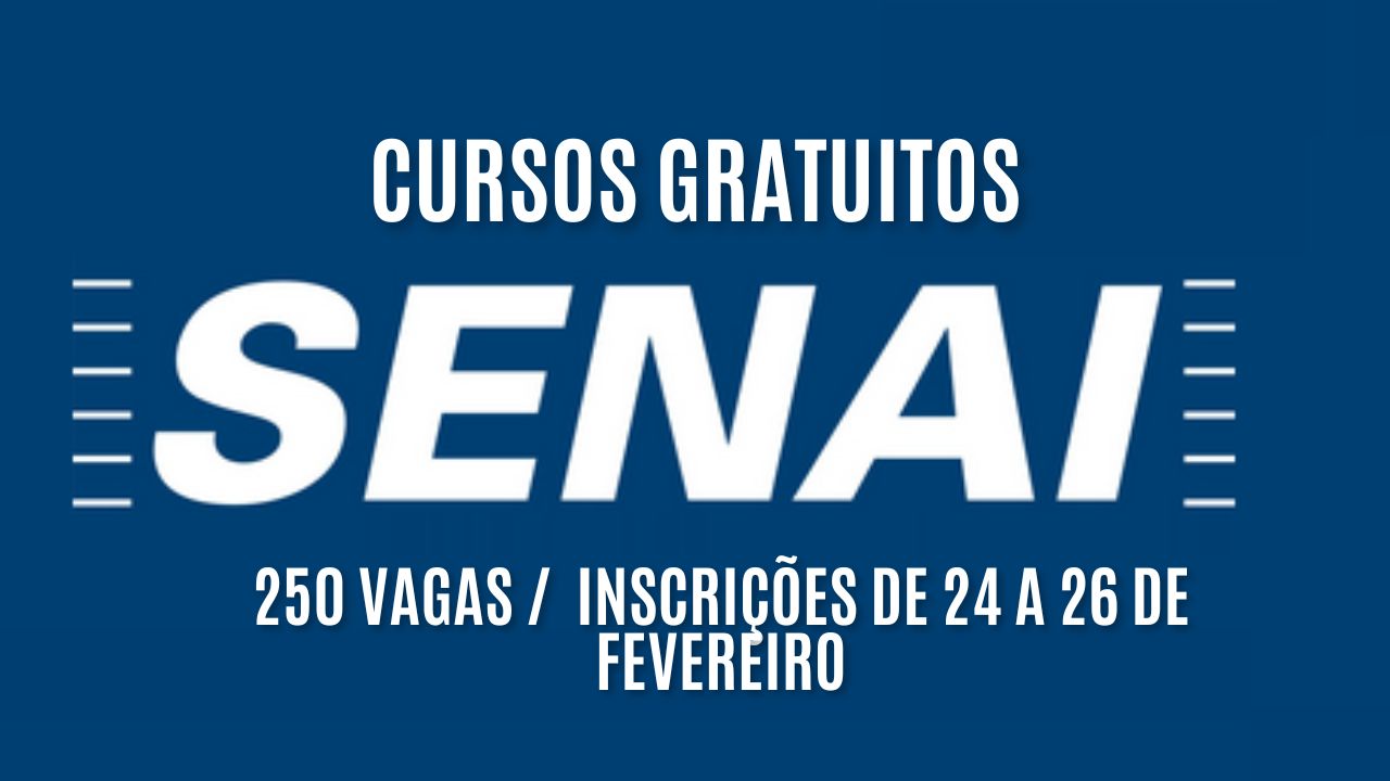 O Senai está oferecendo algumas oportunidades! Senai oferta 250 vagas em cursos gratuitos em Macapá e Santana – Inscrições de 24 a 26 de fevereiro!