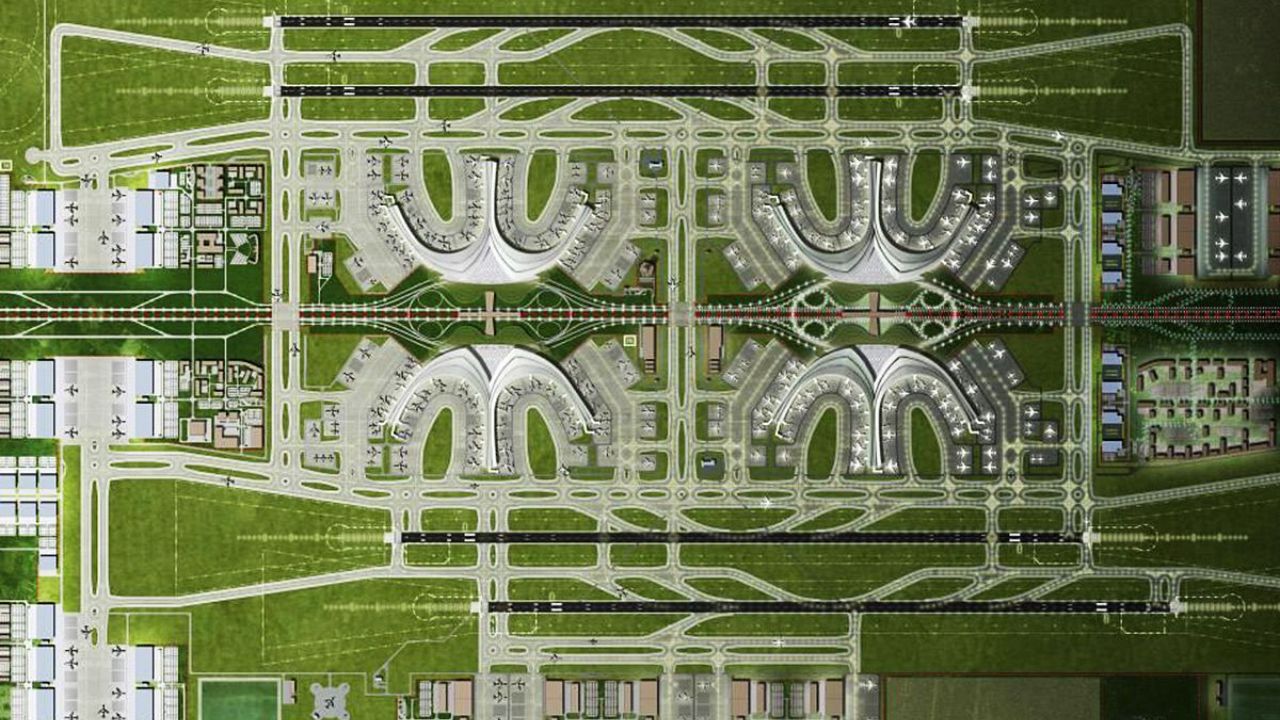 O incrível novo aeroporto de US$ 16 bilhões é a construção mais cara da história do país