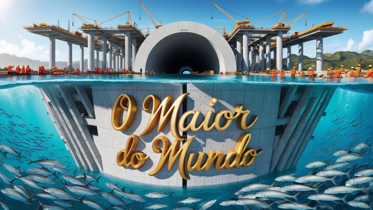 Obra bilionária: Maior túnel subaquático do mundo ficará pronto em 2029 e vai resolver o transporte na Europa!