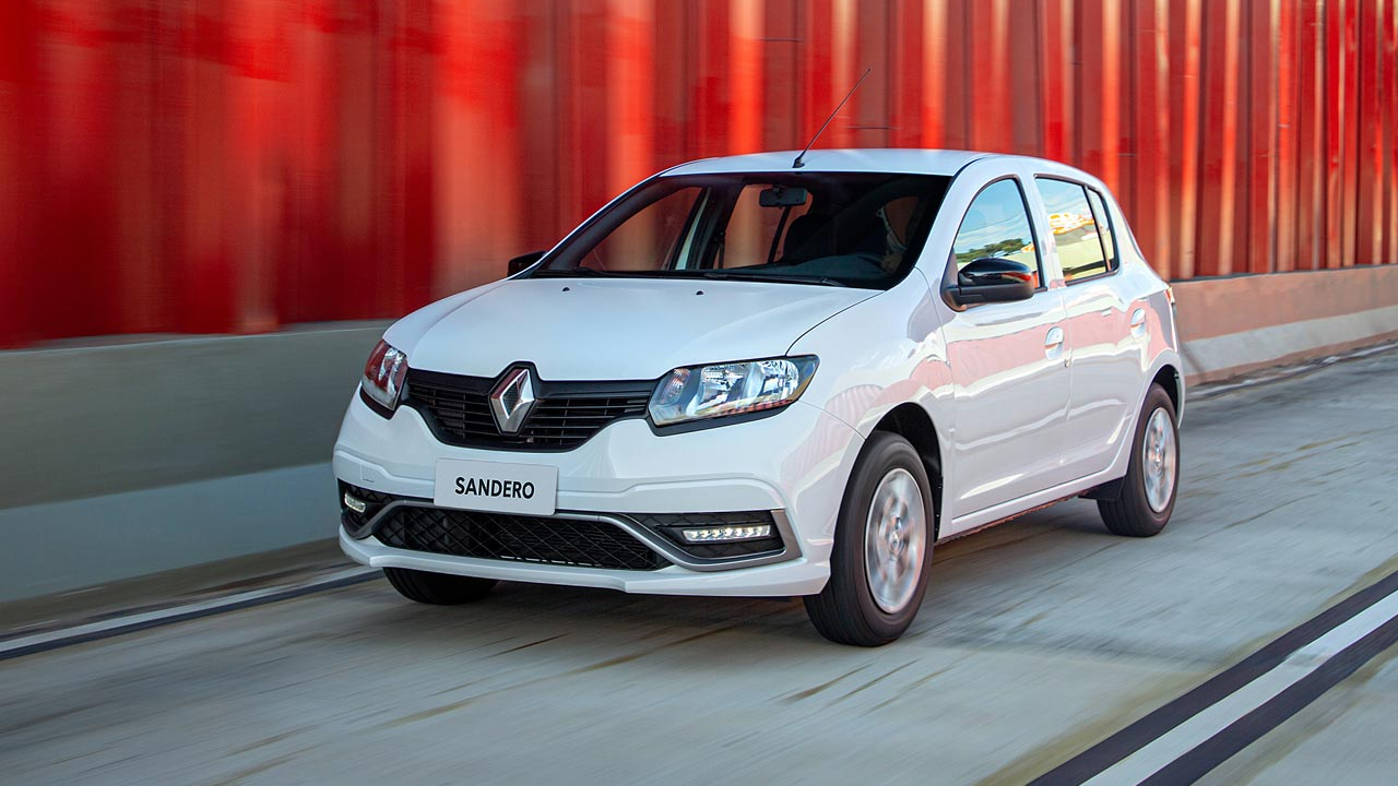 sandero - renault - fora de linha - produção