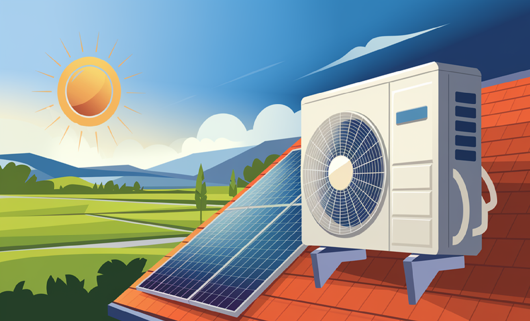 ar-condicionado, solar, energia