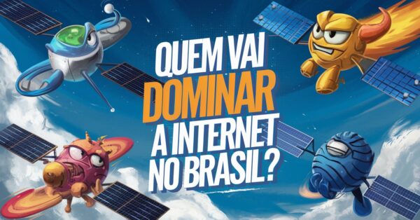 Concorrência acirrada: Starlink enfrenta desafios de SpaceSail e Project Kuiper no mercado brasileiro de internet via satélite.