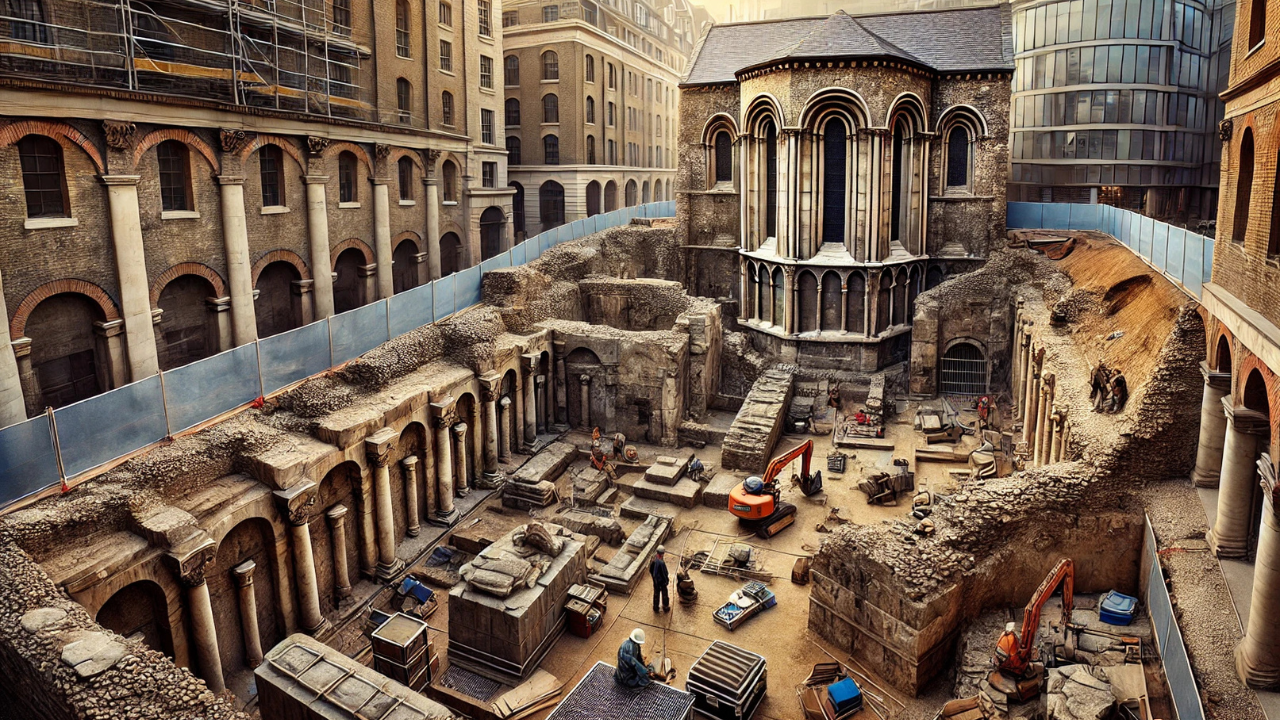 Londres acaba de ganhar mais uma peça valiosa em seu quebra-cabeça histórico. Arqueólogos descobriram sob o porão de um prédio comercial na Gracechurch Street uma das construções mais significativas da era romana: uma basílica de 2 mil anos. A estrutura, que fazia parte do antigo fórum da cidade, lança nova luz sobre a história romana e os primórdios de Londres. Uma descoberta de grande importância histórica A equipe de arqueólogos do Museu de Arqueologia de Londres (MOLA) revelou que a escavação revelou uma parte significativa da primeira basílica da cidade. Esse edifício público era um centro de decisões políticas, econômicas e administrativas na antiga Londinium, a Londres romana. O local, que em breve poderá ser aberto ao público, oferece uma nova perspectiva sobre a evolução da cidade e seu papel no Império Romano. "Isso é incrível — estamos no coração da Londres romana", afirma Sophie Jackson, arqueóloga do MOLA. "Este edifício nos ajudará a entender melhor por que Londres cresceu e se tornou a capital da Grã-Bretanha." A estrutura da basílica romana A escavação revelou trechos de um muro de pedra que fazia parte da base da basílica, uma construção imponente com cerca de 40 metros de comprimento, 20 metros de largura e 12 metros de altura. Estima-se que o edifício tivesse dois andares e meio de altura e fosse feito de pedra calcária proveniente de Kent, no sudeste da Inglaterra. Além dos fragmentos da basílica, os arqueólogos também encontraram artefatos históricos, como uma telha marcada com o selo de uma autoridade da cidade romana, reforçando a importância do local na administração da antiga Londinium. O fórum e seu papel na sociedade romana A basílica descoberta fazia parte do fórum de Londres, um centro comercial e social comparável às praças públicas modernas. Era lá que aconteciam transações comerciais, julgamentos e criação de leis. "O fórum era o coração da vida pública romana. A basílica, em especial, funcionava como uma espécie de prefeitura e tribunal", explica Jackson. Construída por volta de 80 d.C., apenas algumas décadas após a chegada dos romanos à Grã-Bretanha, a estrutura foi usada por cerca de 20 anos antes de ser substituída por um fórum ainda maior, reflexo do crescimento rápido da cidade. Planos para preservação e exibição pública A descoberta arqueológica levou a uma mudança nos planos dos proprietários do edifício comercial localizado no número 85 da Gracechurch Street. A Hertshten Properties, responsável pelo empreendimento, anunciou que as ruínas serão preservadas e incorporadas à nova construção, permitindo que o público tenha acesso ao local histórico. A adaptação da nova estrutura aos achados arqueológicos gerou desafios para os arquitetos do projeto. "Tivemos que redesenhar colunas e reduzir o número de elevadores para garantir a preservação do sítio histórico", explica James Taylor, arquiteto do Woods Bagot. "No entanto, a oportunidade de permitir que as pessoas explorem essa parte da história romana faz todo o esforço valer a pena." Londres e seu passado romano Essa é apenas mais uma das várias descobertas recentes sobre a Londres romana. Outras partes da cidade também abrigam vestígios desse passado fascinante, como o anfiteatro sob o Guildhall Art Gallery e o Templo de Mitra, localizado dentro dos escritórios da Bloomberg, onde uma instalação interativa de som e luz transporta os visitantes para a antiguidade. Chris Hayward, da City of London Corporation, enfatiza a importância de preservar esses marcos históricos. "A Londres romana está sob nossos pés, e permitir que as pessoas vivenciem essa conexão entre passado e presente é extraordinário", afirma. "O contraste entre as ruínas romanas e os arranha-céus modernos reflete o progresso aliado à preservação." Com a abertura desse novo sítio arqueológico ao público, Londres continua a revelar as camadas de sua rica história, conectando sua herança romana à vibrante metrópole que é hoje.