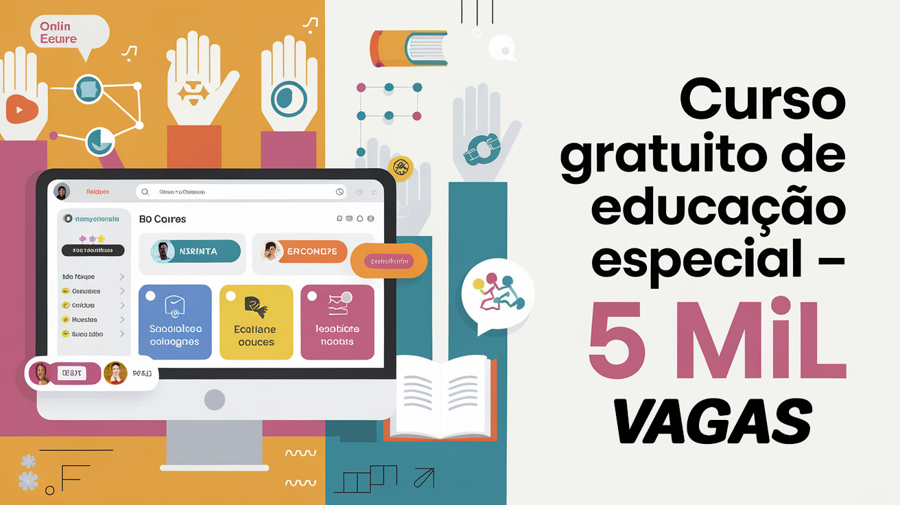 UnB abre 5 mil vagas para curso gratuito de Educação Especial EAD! Inscrições vão até 28 de fevereiro. Saiba como participar!