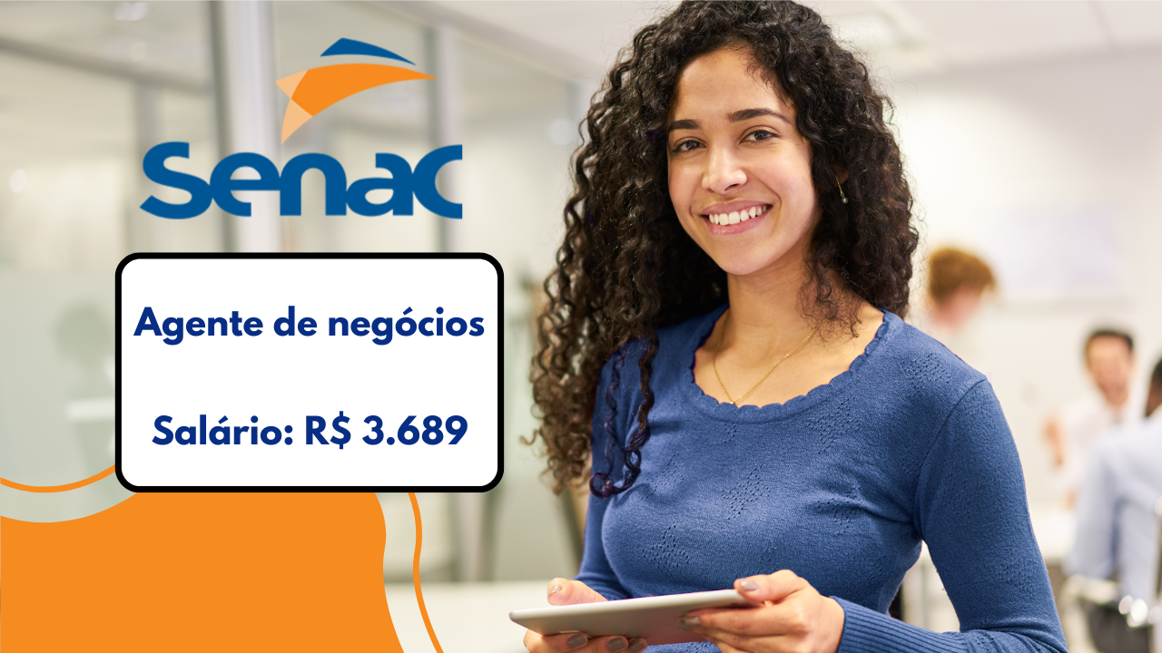 senac - vagas - nível médio - emprego