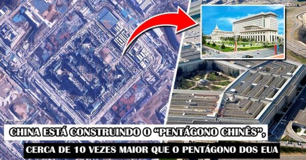 EUA fazem acusação: China estaria construindo um complexo de guerra ainda maior que o Pentágono com 6 mil km²