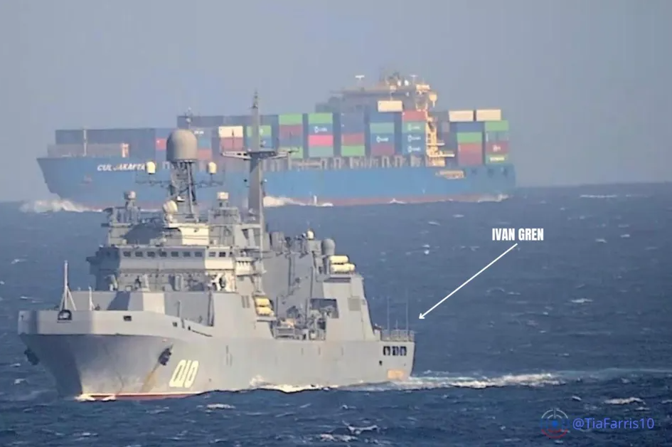 La flota rusa tiene al menos seis buques confirmados en el viaje de regreso a casa. Entre ellos están el Almirante Golovko, Sparta, Sparta II, General Skobelev, Ivan Gren y Alexsandr Otrakovsky.