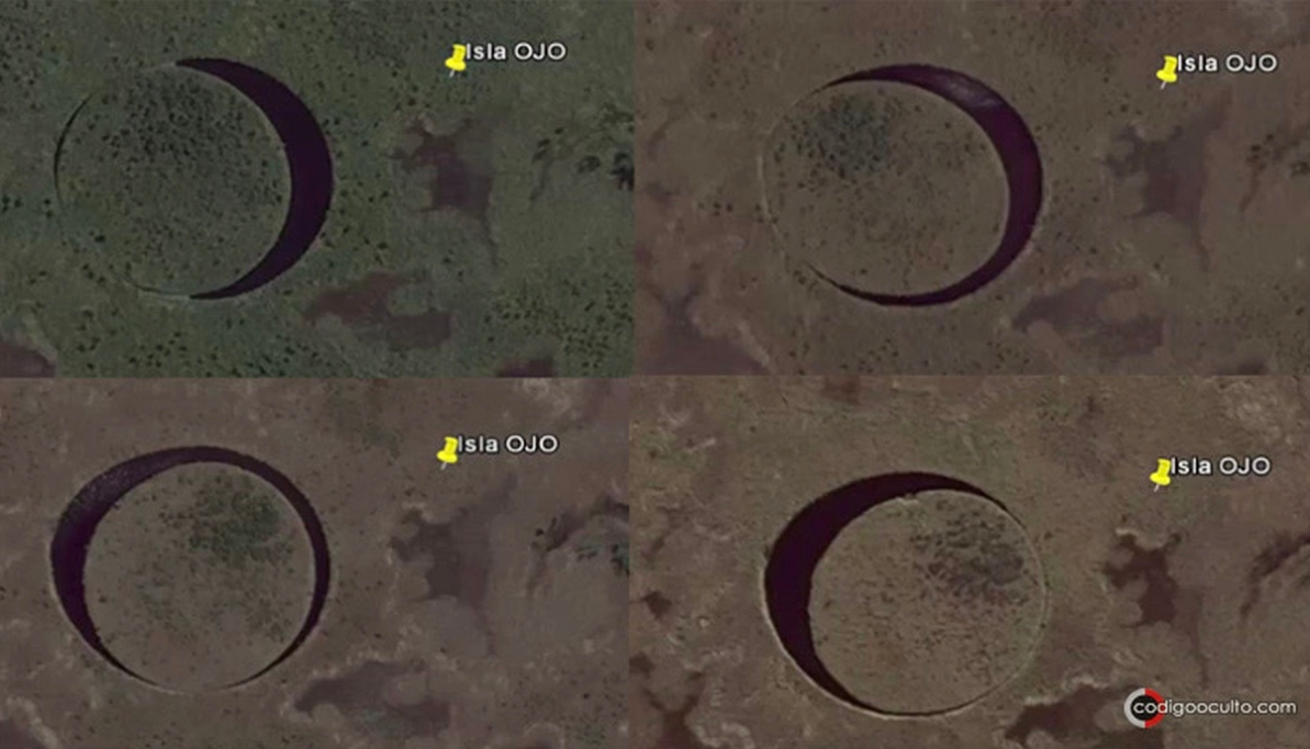 La isla flotante El Ojo es un pedazo de tierra circular que flota en medio de un lago en el Delta del Paraná, en Argentina. Lo más extraño es que gira sola, sin ninguna explicación definitiva hasta hoy!