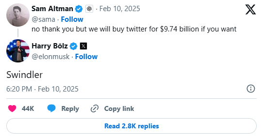 El enfrentamiento ganó gran repercusión en internet, con usuarios divididos entre los partidarios de Musk y los que se divirtieron con la ironía de Altman.