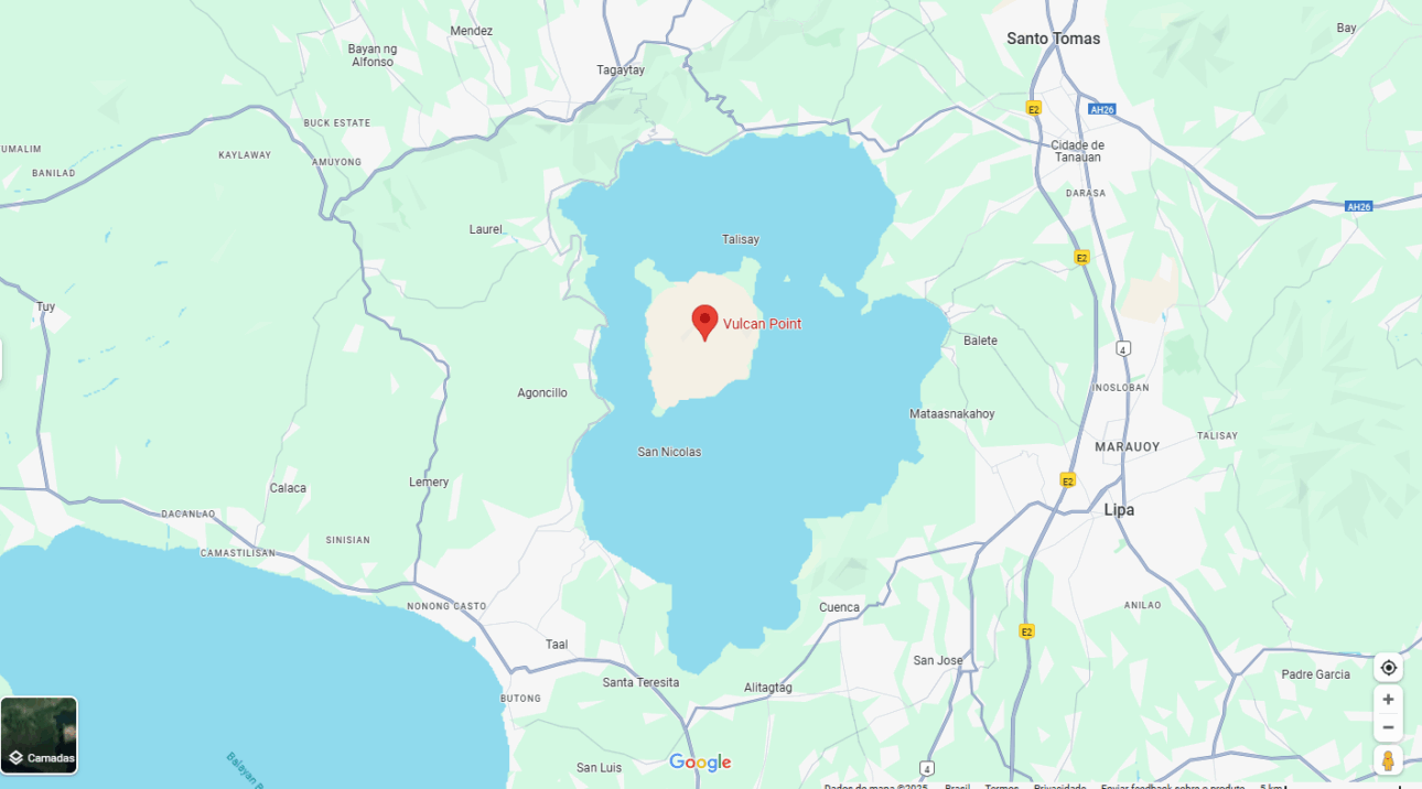 El Volcán Taal es especial porque tiene un fenómeno rarísimo: una isla dentro de un lago, que queda dentro de otra isla en otro lago, algo que casi no existe en el mundo. Está siempre cambiando debido a las erupciones, lo que hace que su paisaje sea único e impredecible!
