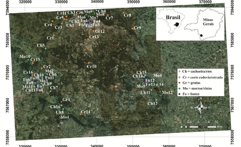 En el Proyecto Caldeira, ubicado en la región de Poços de Caldas, se han identificado reservas significativas de tierras raras, especialmente en depósitos de arcilla iónica. Estos minerales son esenciales para la producción de imanes de alta eficiencia, utilizados en motores de coches eléctricos, generadores de energía eólica y diversos dispositivos electrónicos.