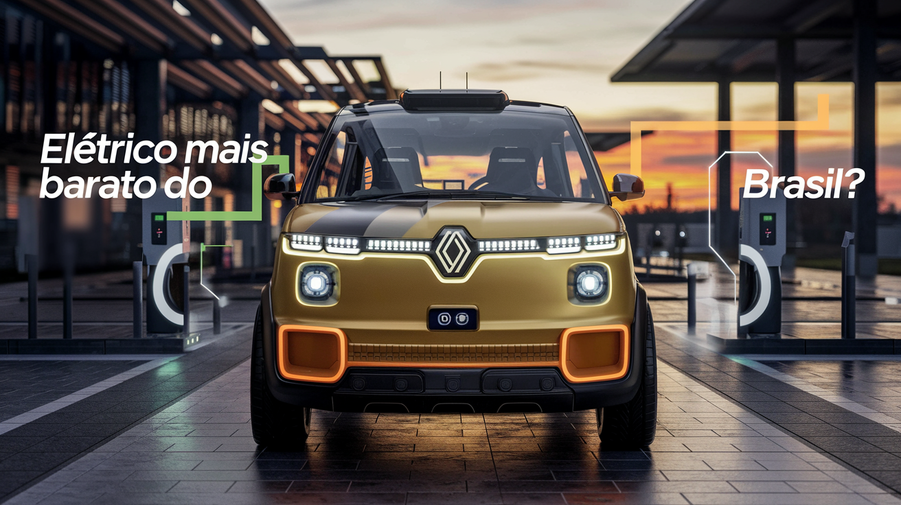 Renault prepara elétrico mais barato que o Kwid E-Tech para enfrentar o BYD Dolphin Mini. Novo modelo chega em até 16 meses!
