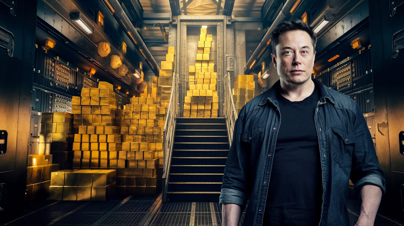 Donald Trump escolhe Elon Musk para inspecionar o lendário cofre de ouro dos EUA, Fort Knox, e confirmar se as reservas bilionárias ainda estão lá.