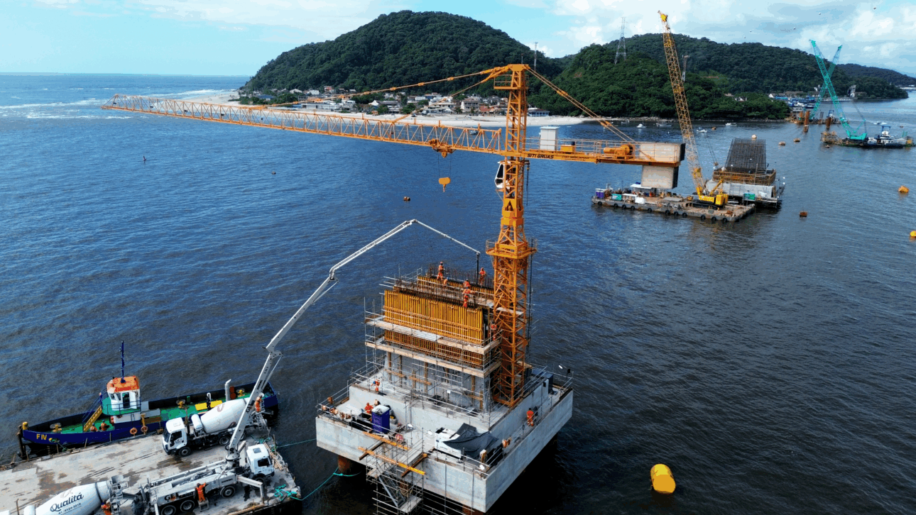 Obras de la Puente de Guaratuba llegan a 38,8% de ejecución
Foto: Gediel Mendes - CSPG
