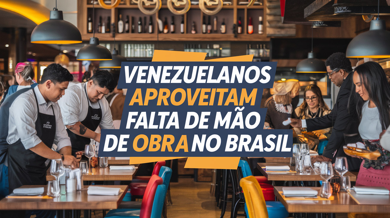 Restaurantes no Espírito Santo enfrentam escassez de mão de obra e contratam imigrantes venezuelanos para suprir demanda crescente.