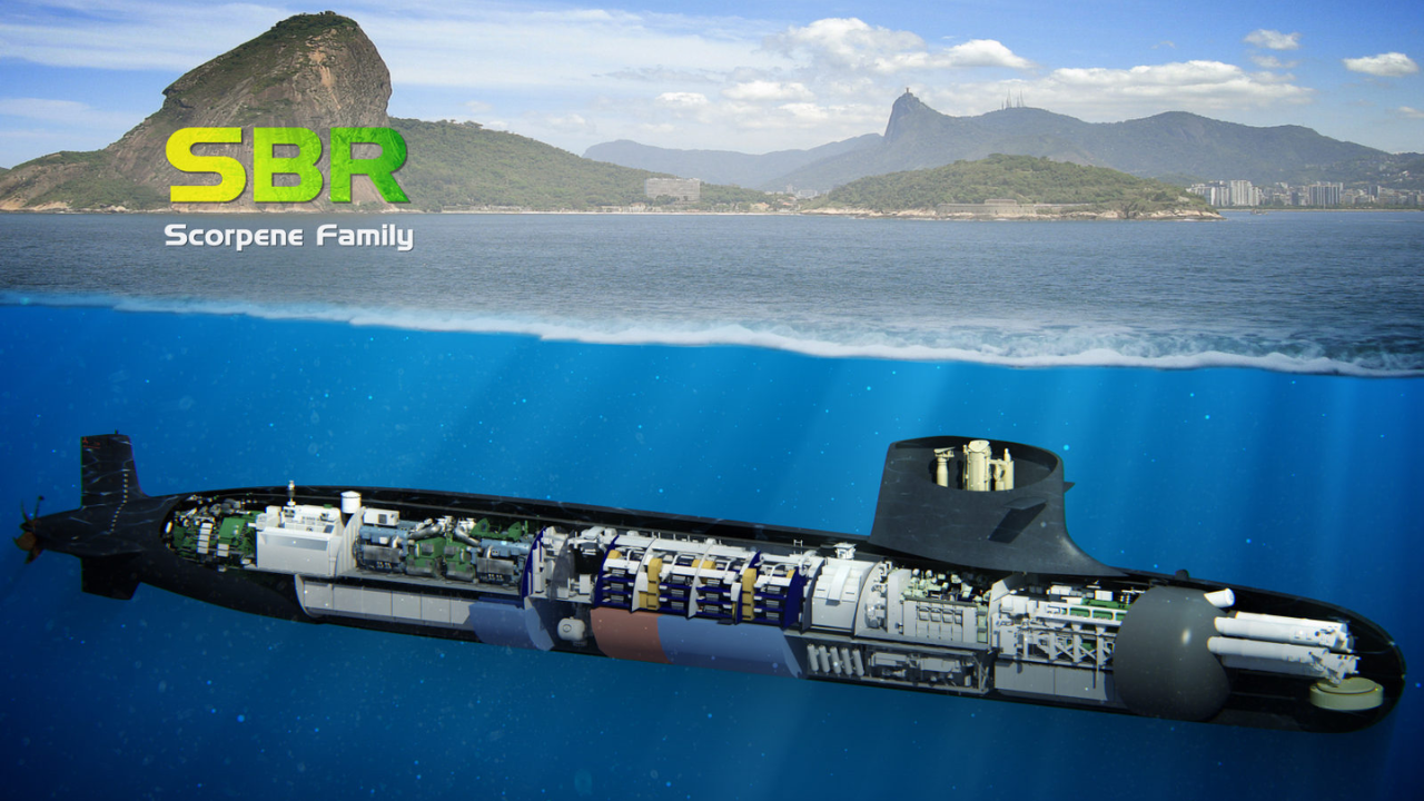 Submarino Scorpène modificado para la Marina de Brasil