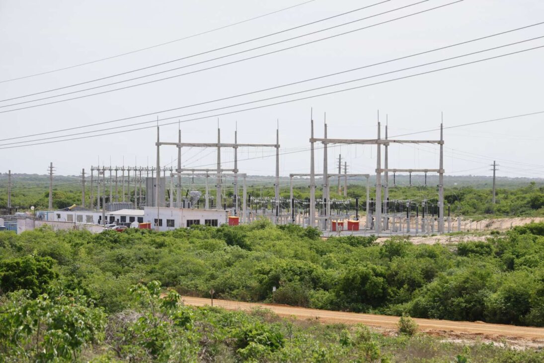 subestación de la planta eólica de Icapuí