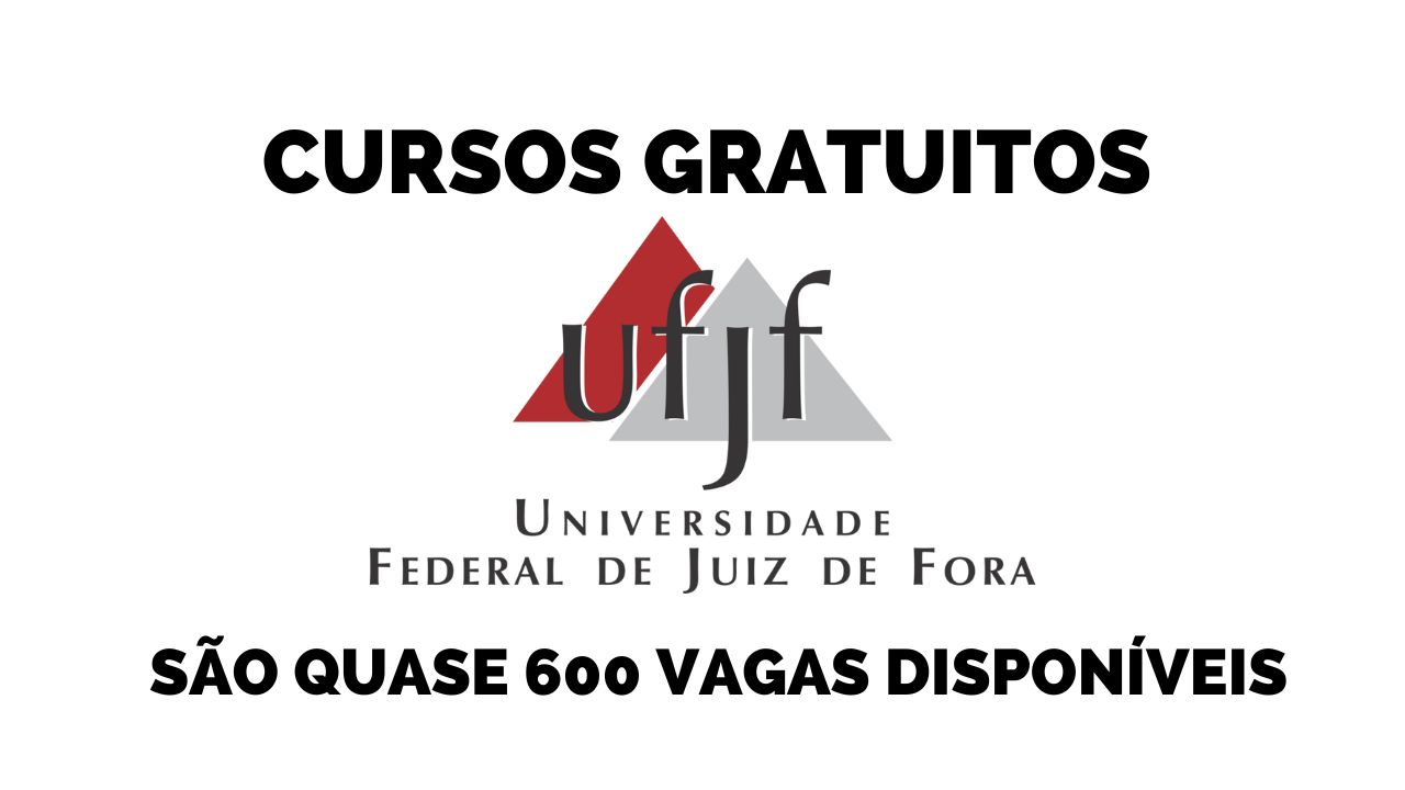 A Universidade Federal de Juiz de Fora (UFJF) está oferecendo cursos gratuitos a distância! São quase 600 vagas disponíveis em quatro áreas diferentes: Inscrições vão até o início de abril
