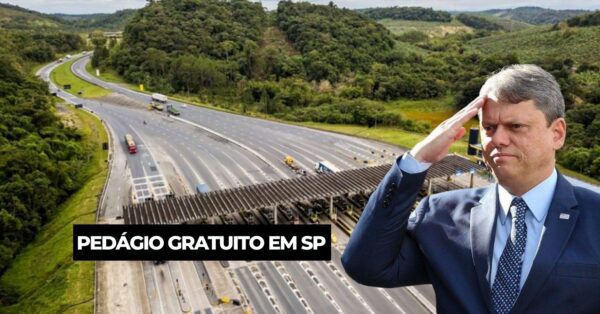 Tarcísio de Freitas fala sobre isenção de pedágio para moradores de SP, destacando benefícios e justiça tarifária com modelo free flow.