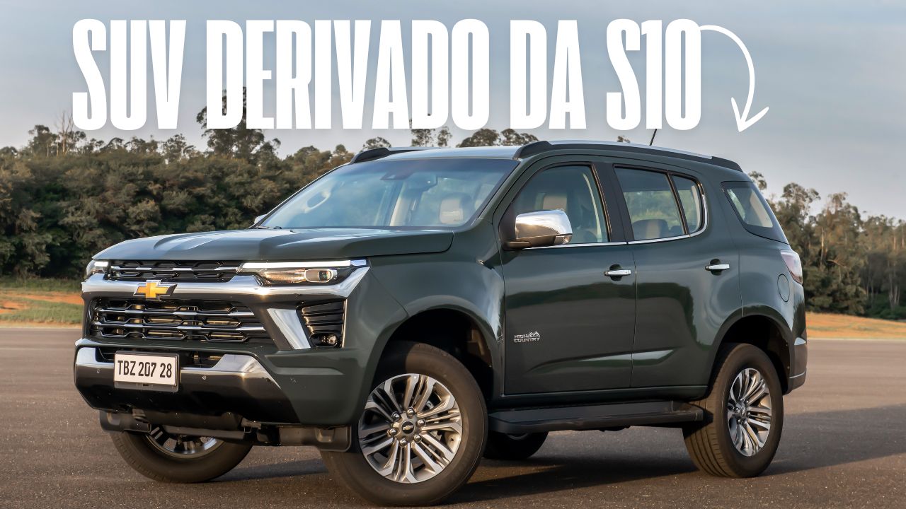 Chevrolet Trailblazer usado se destaca como SUV de 7 lugares com motor V6 e preço competitivo