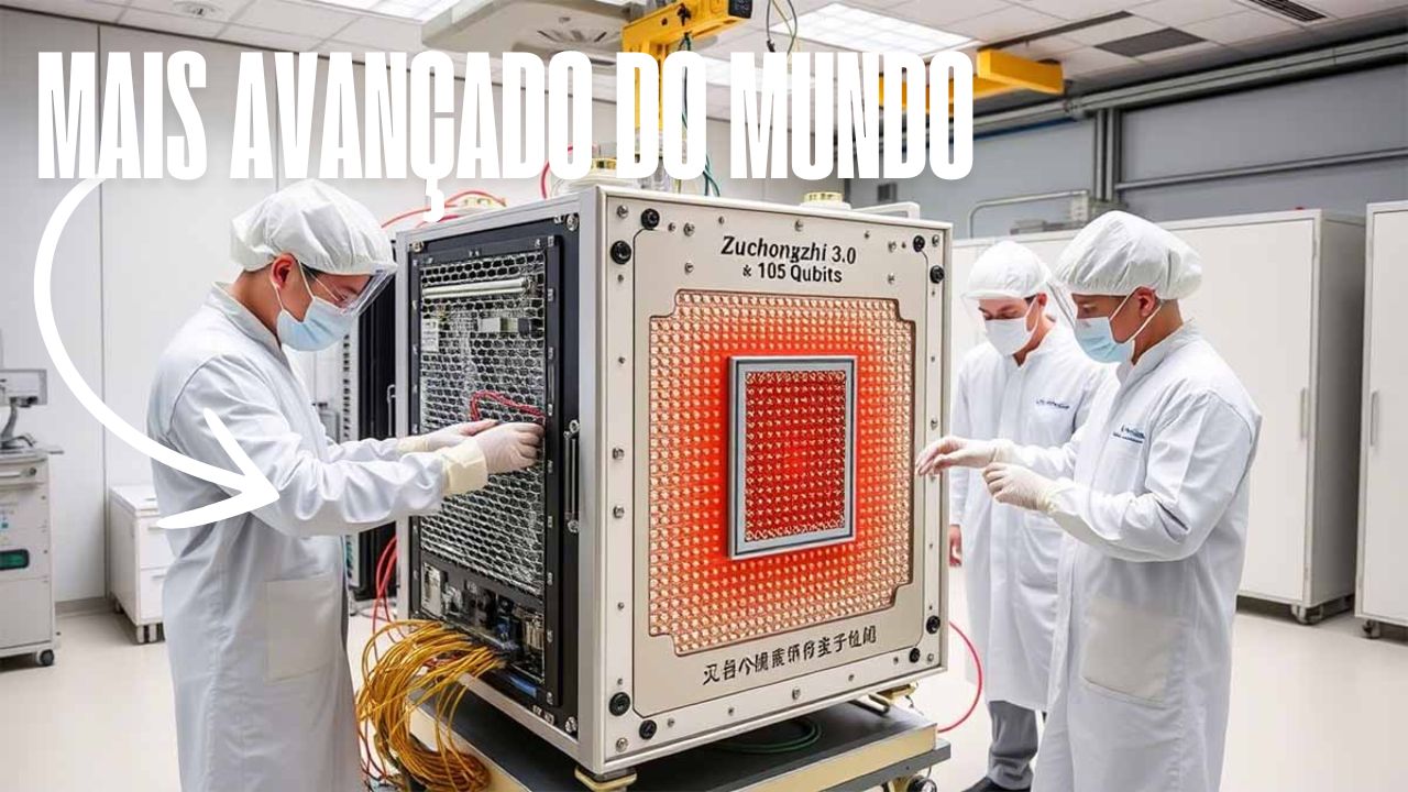 A China apresenta o Zuchongzhi 3.0, um computador quântico com 105 qubits, superando supercomputadores clássicos e reforçando sua liderança na corrida quântica global.