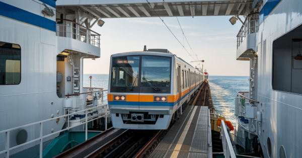 Conheça o trem que embarca dentro de um navio para cruzar o mar entre a Itália e a Sicília em uma das viagens ferroviárias mais inusitadas do mundo