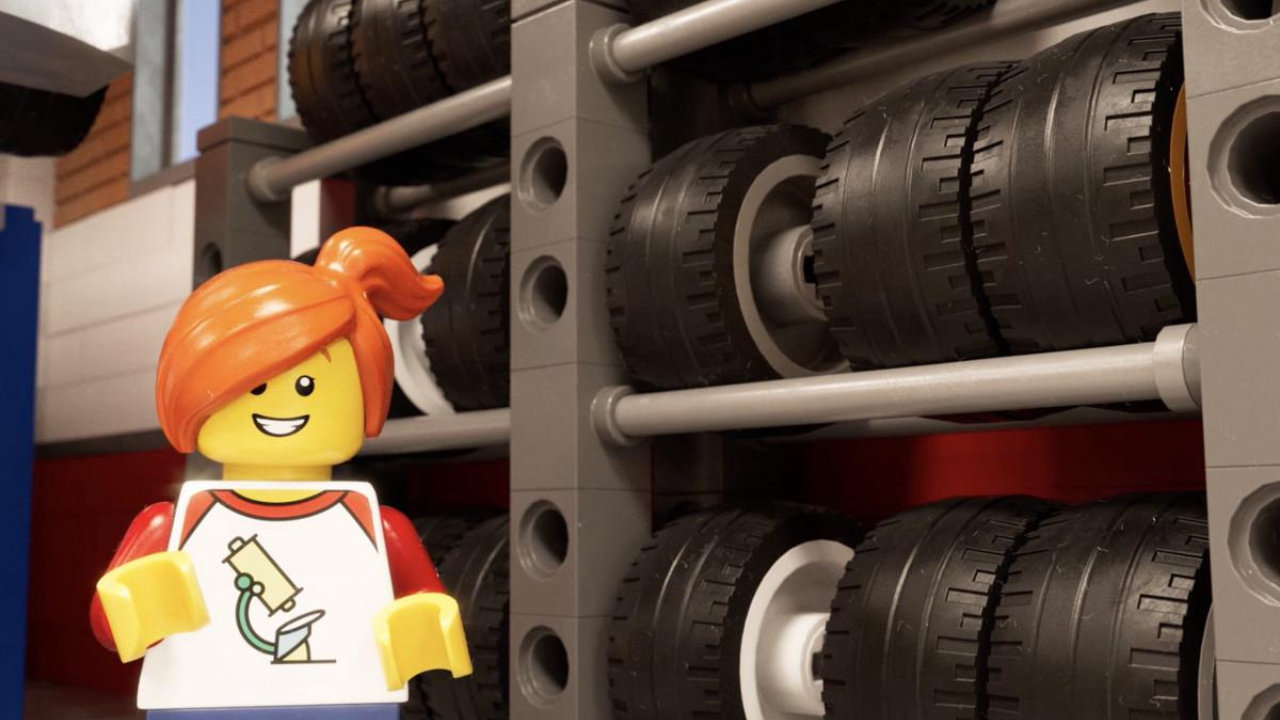 neumáticos - fábrica - lego - juguete