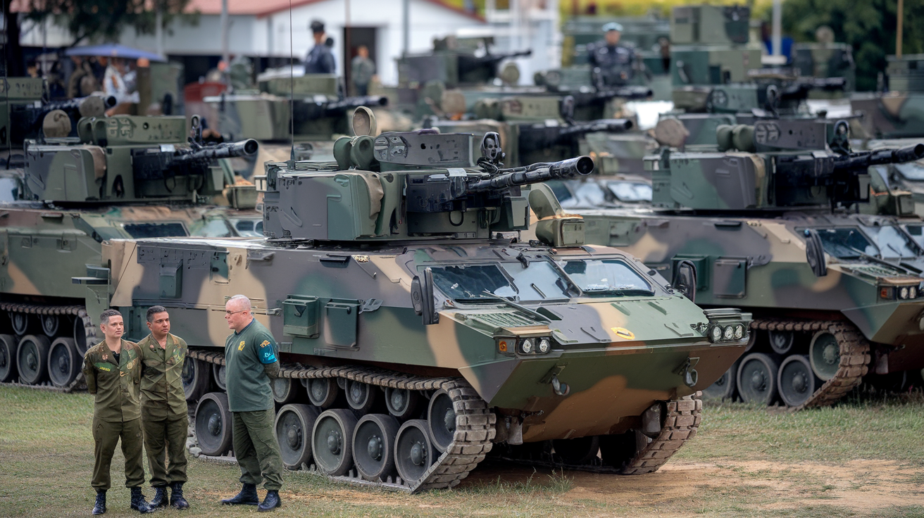 Exército Brasileiro recebe 96 blindados Centauro II BR