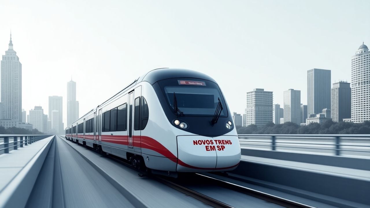 Governo paulista planeja sete novos trens no programa SP nos Trilhos, prevendo R$ 194 bilhões em investimentos e ampliação de 1.000 km.