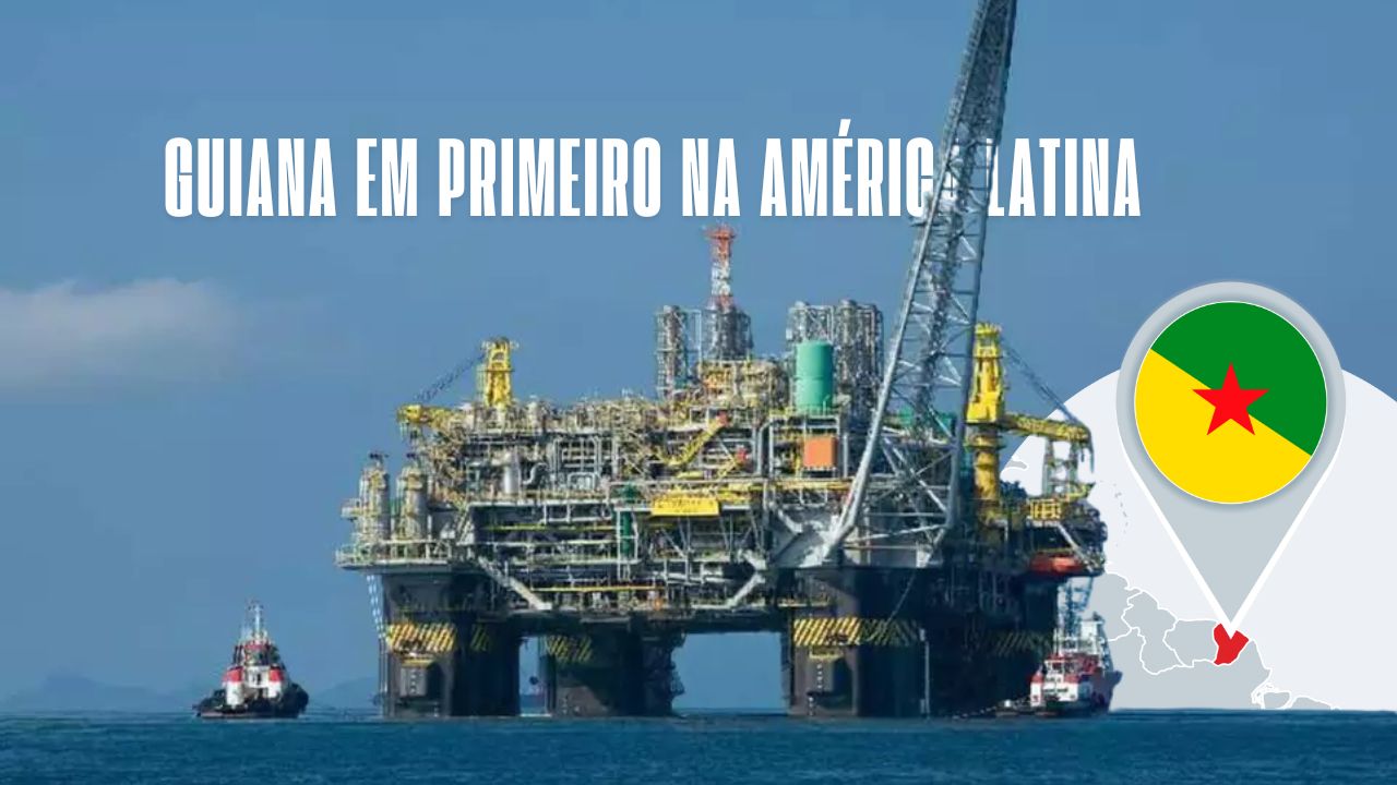 Guiana dispara na economia e já tem o maior PIB per capita da América Latina, enquanto o Brasil ocupa apenas a 9ª posição!