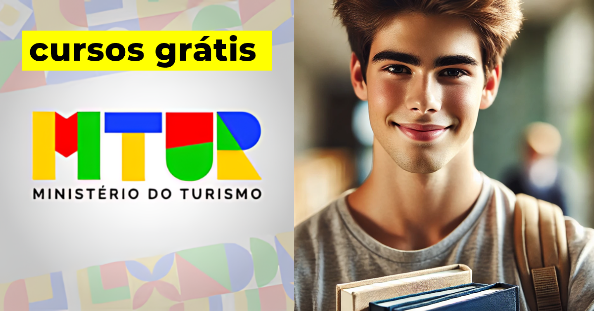 Ministério do Turismo, cursos gratuitos