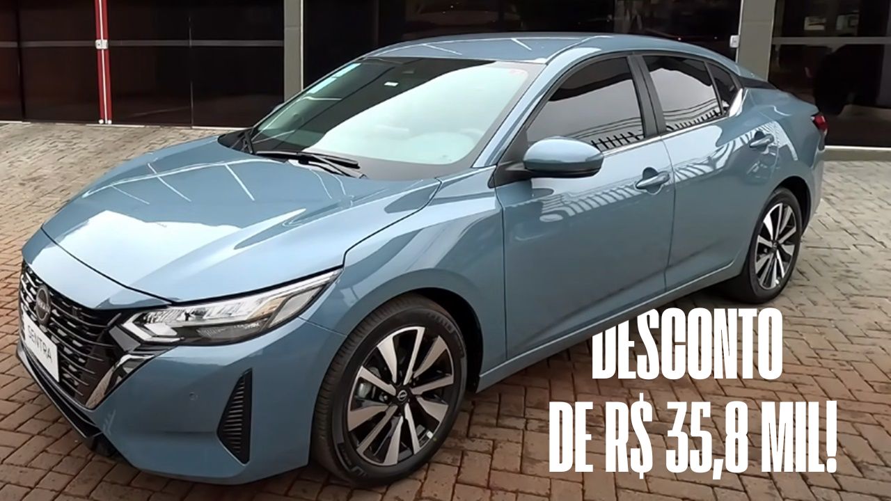 Nissan surpreende e oferece o Sentra Advance para PCD com desconto inacreditável de R$ 35,8 mil! Veja os detalhes