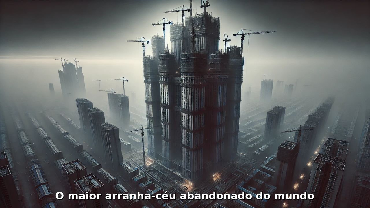 O maior arranha-céu abandonado do mundo está na China e impressiona pela sua grandiosidade esquecida