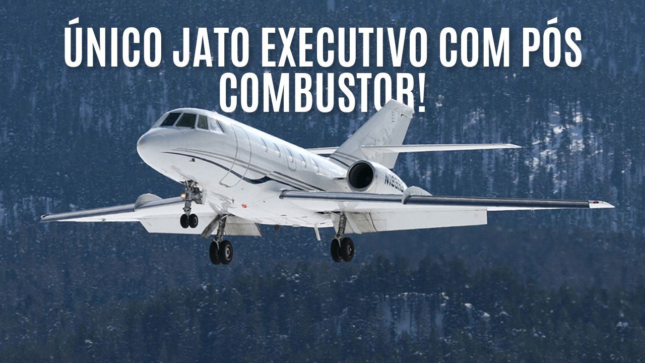 O primeiro e único jato executivo com pós-combustor que já existiu: potência extrema, alto custo e um fim inesperado
