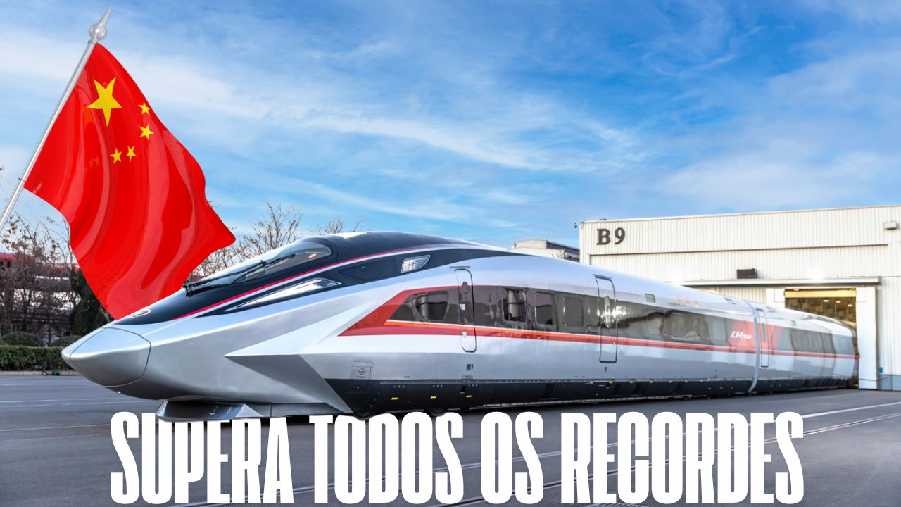 O trem mais rápido do mundo já está em testes: CR450 atinge incríveis 450 km/h e redefine a alta velocidade