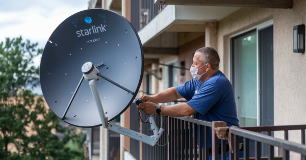 Posso instalar Starlink em apartamento