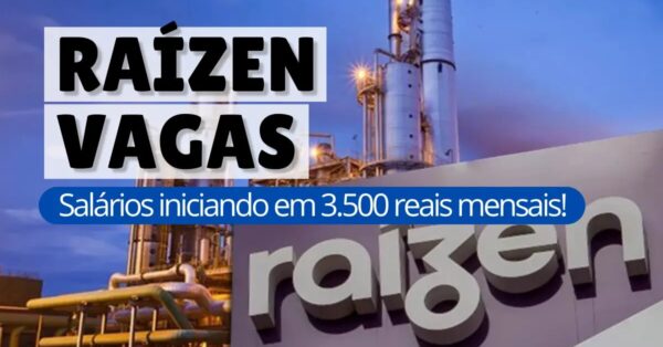 Raízen convoca pessoas de todos os níveis de escolaridade para preencher mais de 430 vagas de emprego disponíveis em diferentes áreas 