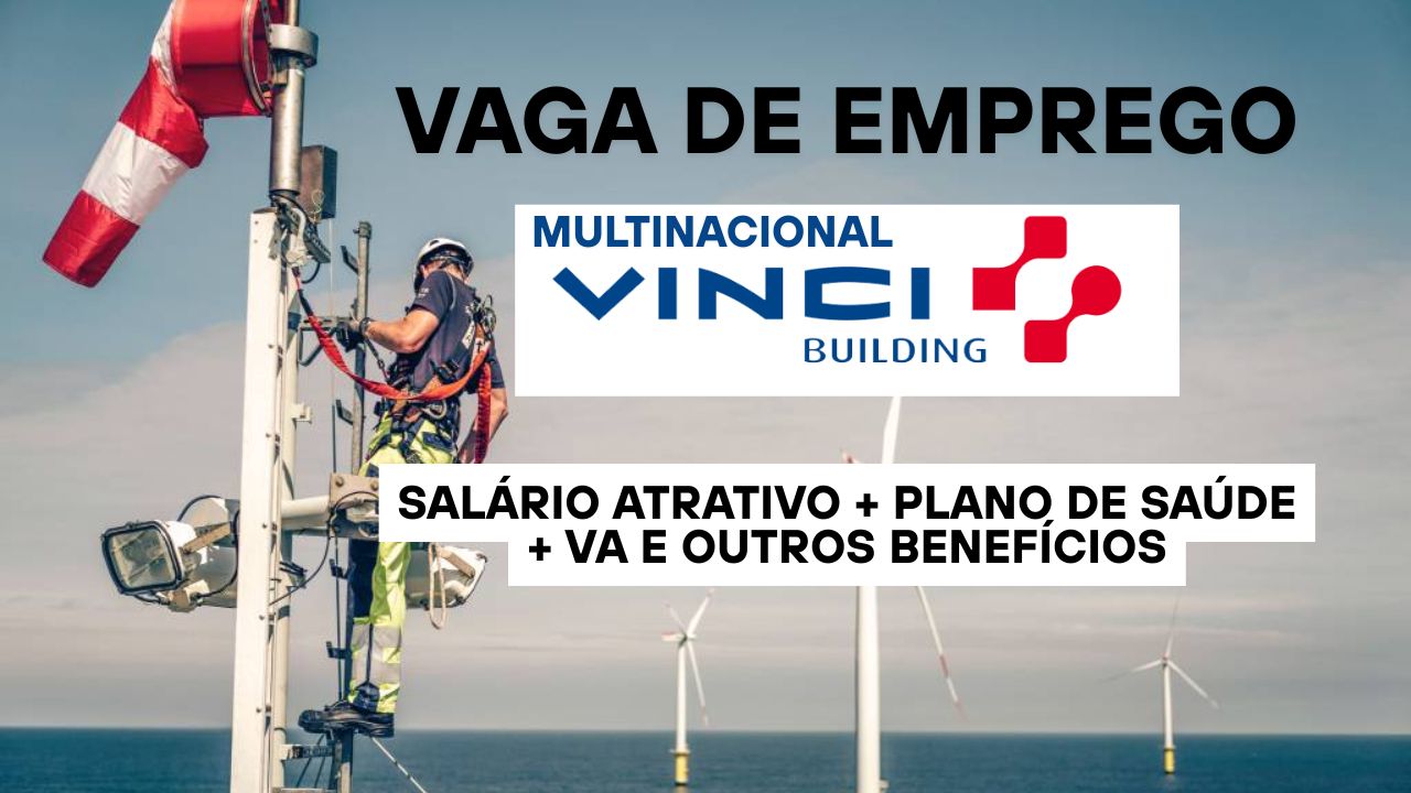 VINCI Energies está com vaga aberta para Técnico em Enfermagem do Trabalho! Empresa oferece salário atrativo, contratação efetiva, plano de saúde, plano odontológico, vale-transporte, vale-alimentação, plano de carreira e muito mais