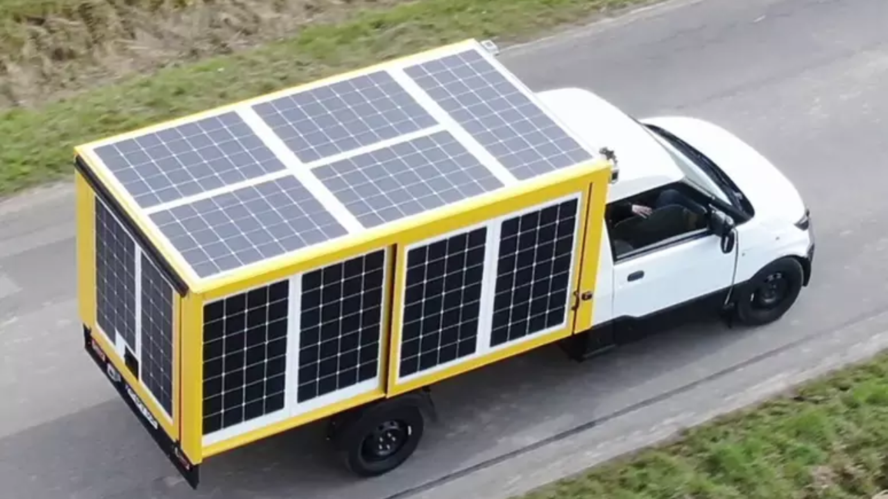 energia solar - painél solar - van - energia renovável