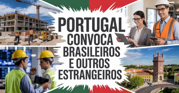 Portugal enfrenta grave falta de profissionais, e empresas buscam brasileiros para preencher vagas na construção, tecnologia e turismo.