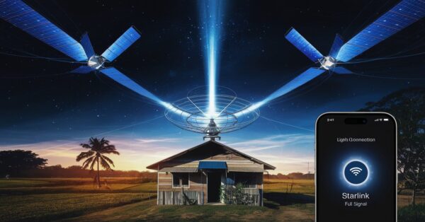 A Starlink de Elon Musk chega ao Brasil com plano de R$ 55/mês! Internet via satélite com alta velocidade e dados ilimitados.