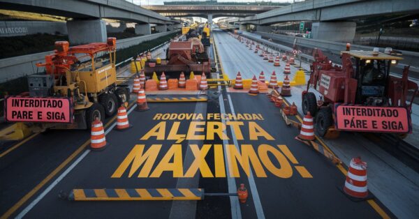 Atenção, motorista! A BR-101 será interditada nesta quarta (12) para obras de duplicação. Evite transtornos e planeje sua rota!