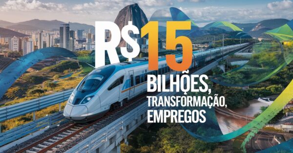 Novo trem de R$ 15 bilhões ligará São Paulo à Baixada Santista, gerando 13 mil empregos e atendendo 1,8 milhão de pessoas. Confira os detalhes!