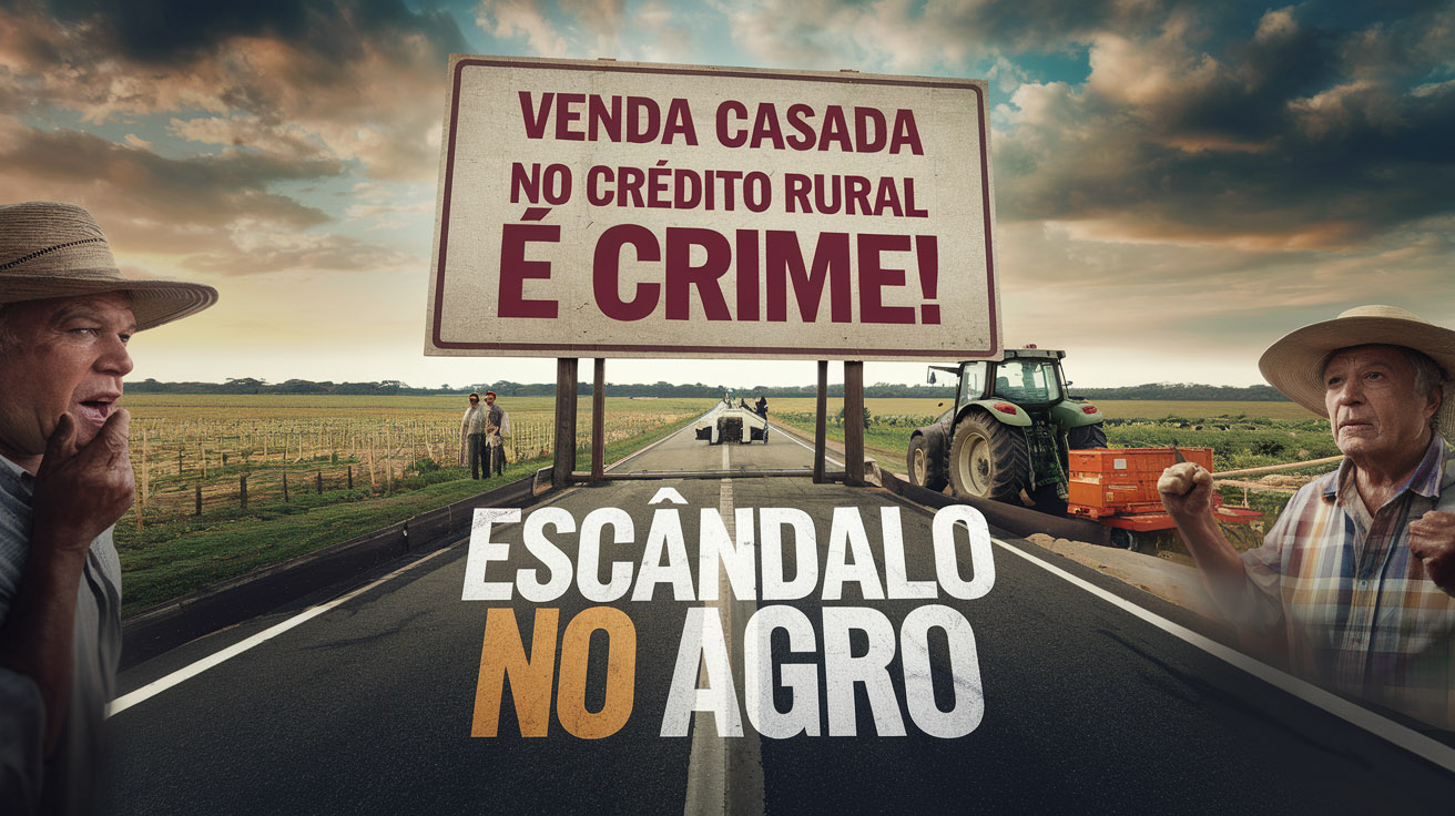 ABDAGRO denuncia venda casada no crédito rural e espalha outdoors alertando produtores. Ação contra Banco do Brasil supera R$ 841 bi.