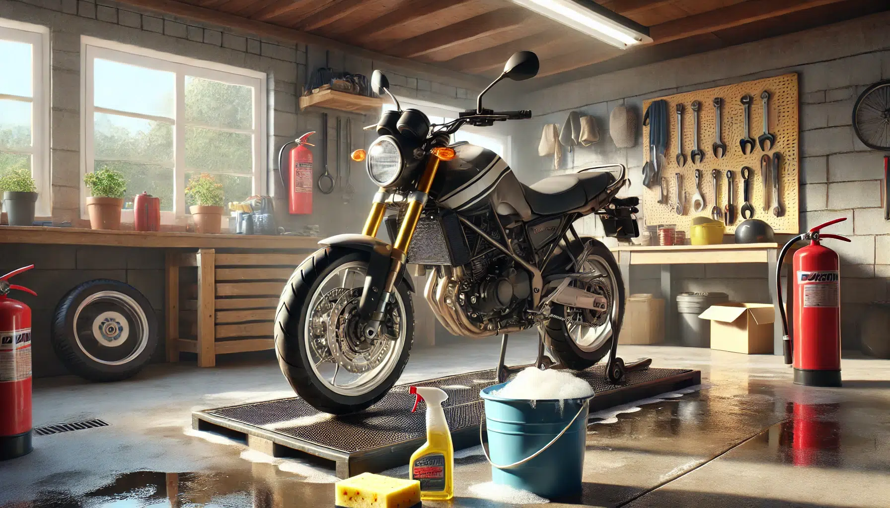 Como lavar moto em casa, Lavagem de moto, Limpeza de moto