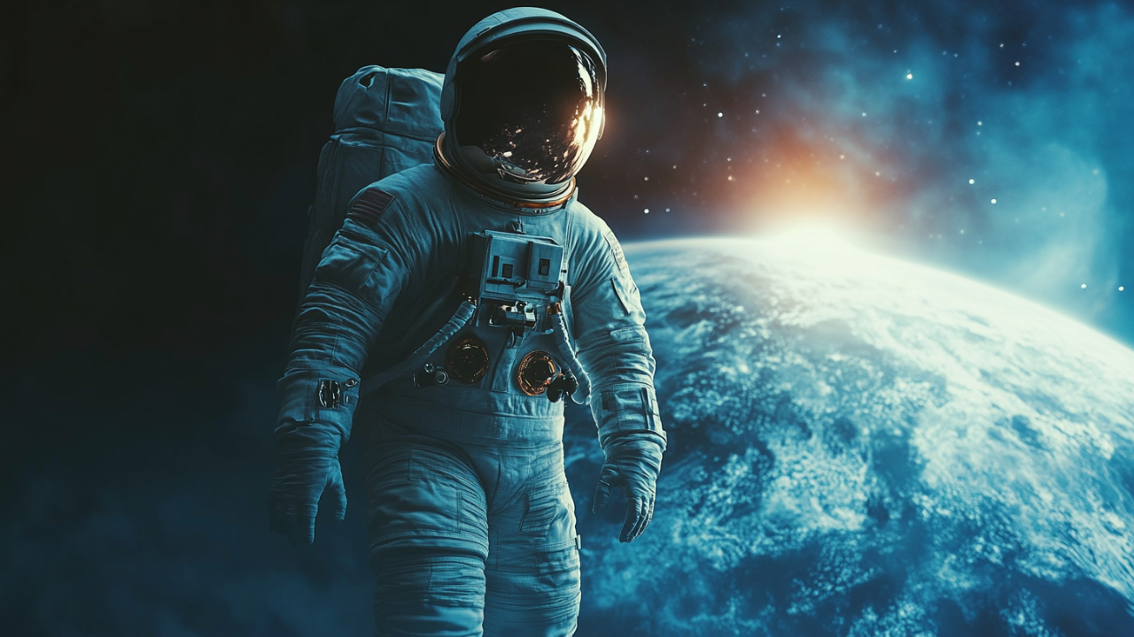 astronauta - planeta terra - aquecimento global - atmosfera