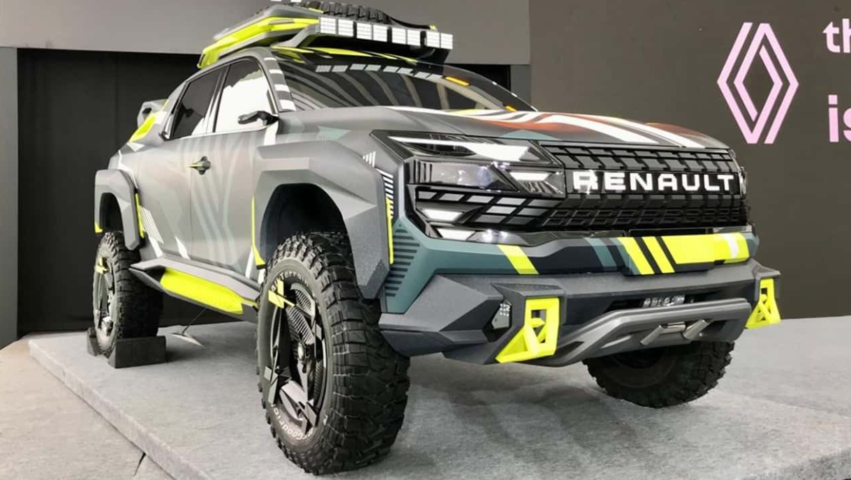 La Pickup Renault Niagara Será Lanzada en 2026 con Tracción 4×4, Utilizando un Motor Eléctrico Trasero de 48V para Garantizar Fuerza Extra Sin Comprometer el Consumo. Este Sistema Híbrido Ligero Permitirá Mejor Rendimiento Off-Road y Mayor Eficiencia Energética.