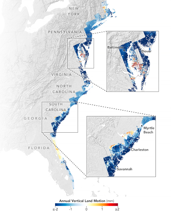 El hundimiento está ocurriendo debido a factores naturales, como el movimiento de las placas tectónicas, y acciones humanas, como el bombeo excesivo de aguas subterráneas, que compacta el suelo. Además, la elevación del nivel del mar, causada por los cambios climáticos, acelera el proceso, volviendo a las ciudades aún más vulnerables.