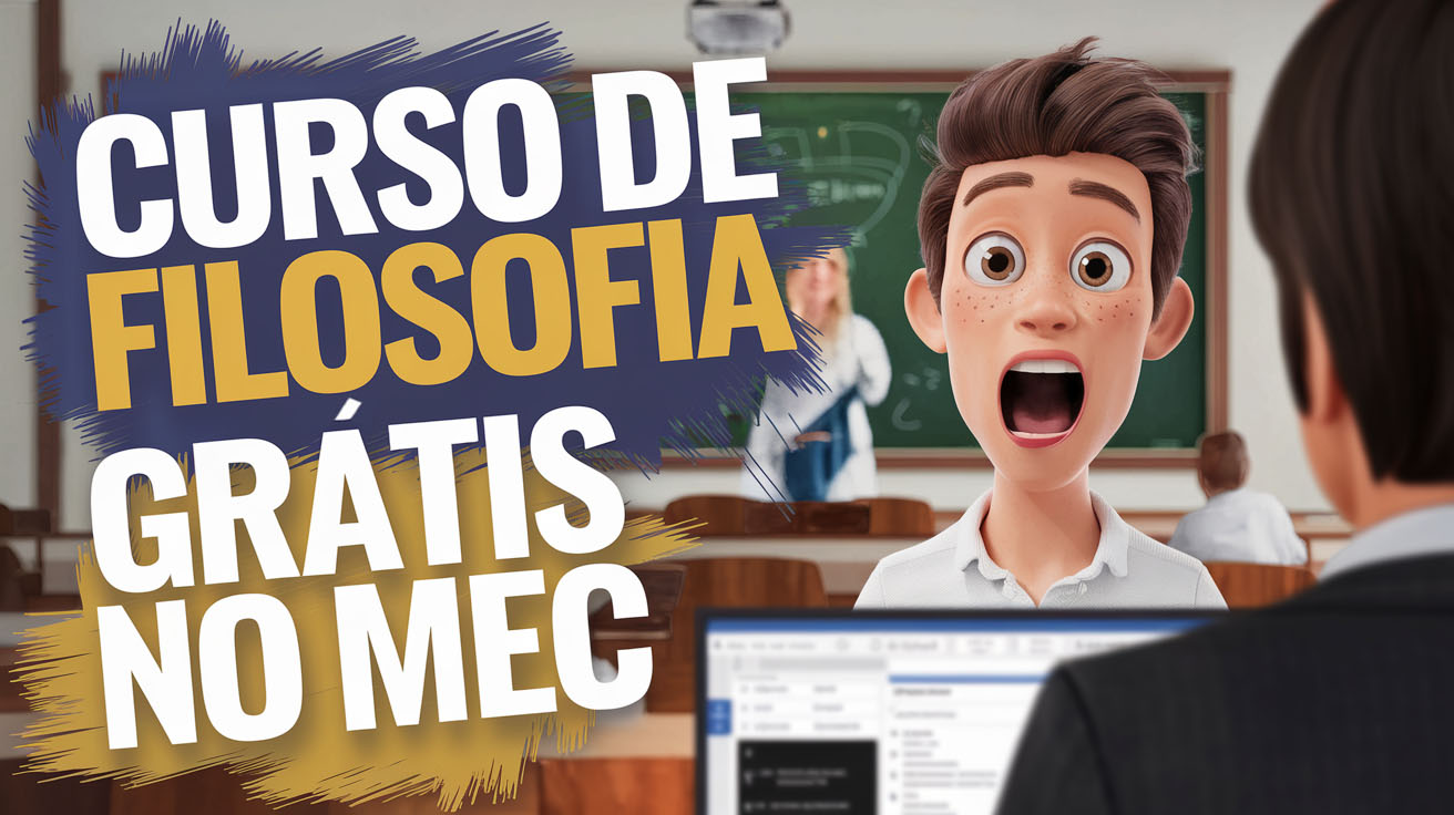 Inscreva-se no curso de Filosofia EAD gratuito do MEC e receba certificação reconhecida! Vagas abertas para todo o Brasil.