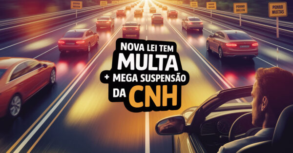 Nova lei pode aplicar multa de até R$ 2.934,70 e suspender CNH por 12 meses! Ultrapassagens perigosas podem ter consequências severas.